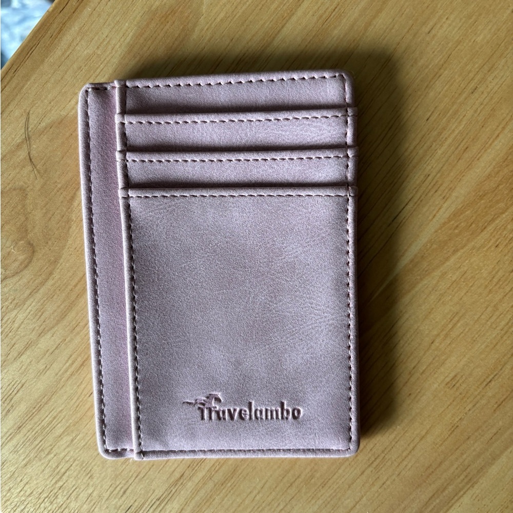 Travelambo Pink Card Holder